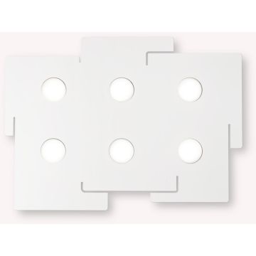 Ideal Lux TOTEM 215785 Таванна лампа 6x15W/GX53 ip20