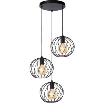 Lucide DANZA 21428/13/30 Висяща лампа 3x40w/e27 ip20