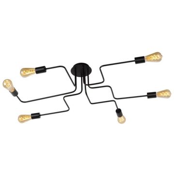 Lucide LESTER 21112/06/30 Таванна лампа 6x40w/e27 ip20