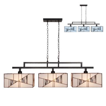 Prezent TIFFANY XV. 216 Висяща лампа 3x60W/E27 IP20