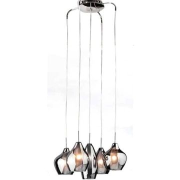 AZzardo AMBER MILANO 5 AZ0722 Висяща лампа 5x40W/G9 IP20