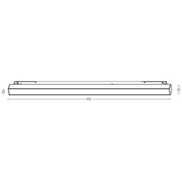 Zambelis MAGNETIC LED LIGHT 2089-27B Шинен фар 20W/led 2700K 1650lm IP20