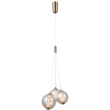 Italux Butero PND-34359-3-HBR-AMB Висяща лампа 3x12W/LED 3000K 1095lm IP20