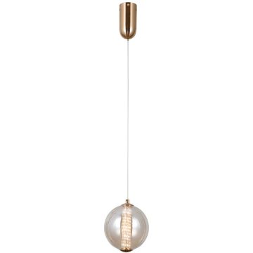 Italux Butero PND-34359-S-HBR-AMB Висяща лампа 1x6W/LED 3000K 550lm IP20