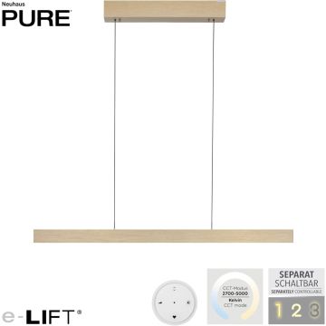 Paul Neuhaus PURE E-MOTION 2570-60 Висяща лампа 2x45W/LED 2700-5000k 4350lm ip20