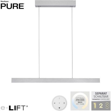 Paul Neuhaus PURE E-MOTION 2570-95 Висяща лампа 2x45W/LED 2700-5000k 4350lm ip20