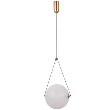 Italux Rastia PND-34361-L-HBR-OPAL Висяща лампа 1x12W/LED 3000K 1300lm IP20