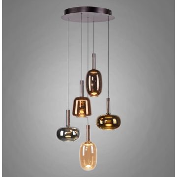 Paul Neuhaus IRIDES 2682-70 Висяща лампа 5x9W/LED 3000K 610lm IP20