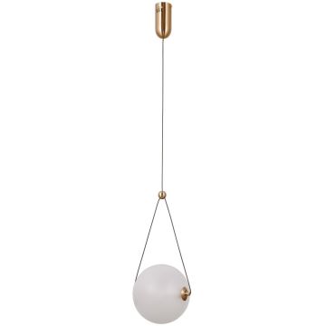 Italux Rastia PND-34361-M-HBR-OPAL Висяща лампа 1x9W/LED 3000K 975lm IP20