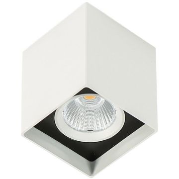 Italux Alden White Black 4000K SLC78002/12W 4000K WH+BL Повърхностно светило 1x12W/LED 4000K 1010lm IP20