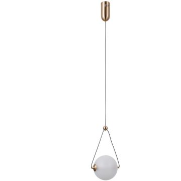 Italux Rastia PND-34361-S-HBR-OPAL Висяща лампа 1x6W/LED 3000K 650lm IP20