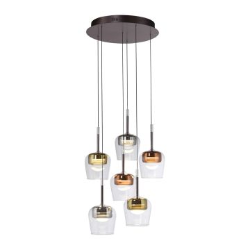 Paul Neuhaus Q-KON 2744-70 Висяща лампа 6x6W/LED 2700K-5000K 750lm IP20