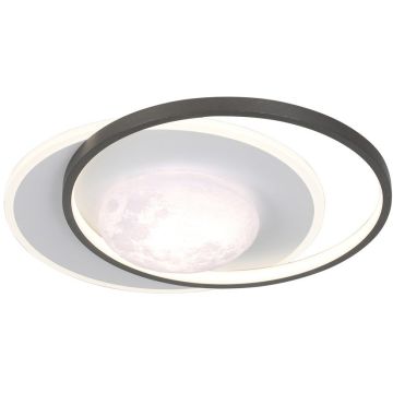 Italux Desulo PLF-02727-S-BK Таванна лампа 1x30W/LED 3000K/4000K/6000K 3900lm IP20
