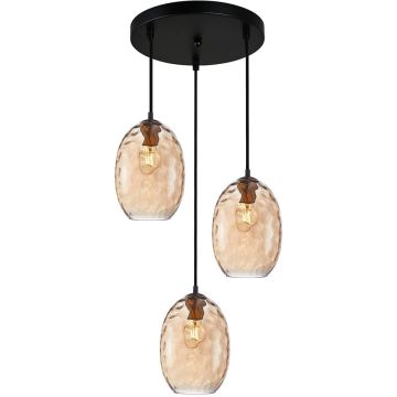Italux Novala PND-3031-3A-BRO-AMB Висяща лампа 3x40W/E27 IP20