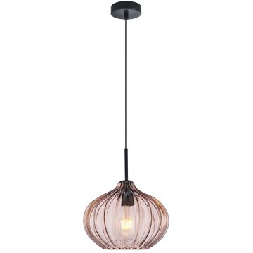 Italux Pansol PND-2940-1S-BK-CF Висяща лампа 1x40W/E27 IP20