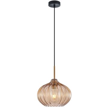 Italux Pansol PND-2940-1S-BRO-AMB Висяща лампа 1x40W/E27 IP20