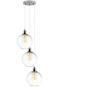 Altavola Design NEW YORK LOFT LA035/CO3_chrom Висяща лампа 3x40W/E27 IP20