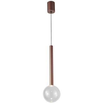 Italux Alinos PND-24019-1A-COPP Висяща лампа 1x6W/LED 3000K 200lm IP20
