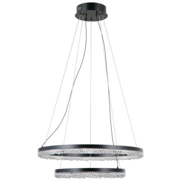 Italux Barlo PND-34526-2L-BK Висяща лампа 2x36W/LED 3000K/4000K/6000K 3100lm IP20