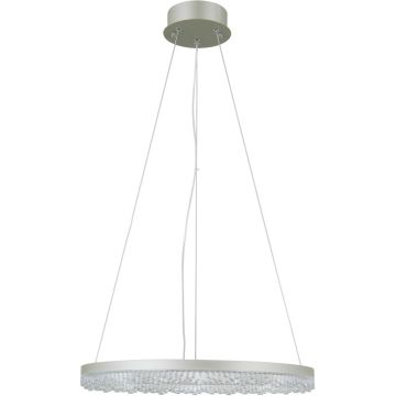 Italux Barlo PND-34526-M-SILV Висяща лампа 1x22W/LED 3000K/4000K/6000K IP20