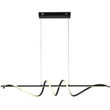 Italux Bastelo PND-24154-BK Висяща лампа 1x40W/LED 3000K/4000K/6000K 3400lm IP20