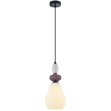Italux Domali PND-36816-1C-BK-WH Висяща лампа 1x40W/E27 IP20