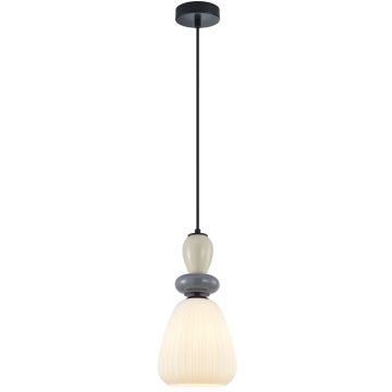 Italux Domali PND-36816-1D-BK-WH Висяща лампа 1x40W/E27 IP20