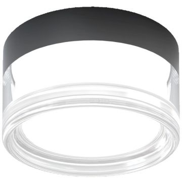 Italux Enios PLF-63829-BK Таванна лампа 1x9W/LED IP65