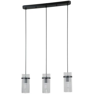 Italux Merto PND-40930-3B-BK Висяща лампа 3x40W/E14 IP20