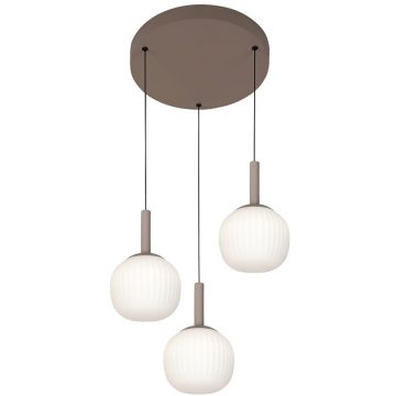 Italux Montes PND-02217-3-BRO Висяща лампа 1x18W/LED 3000K/4000K/6000K 2200lm IP20