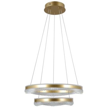 Italux Morte PND-34535-2L-GD Висяща лампа 2x70W/LED 3000K/4000K/6000K 6200lm IP20