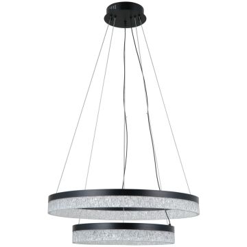 Italux Pantal PND-34533-2L-BK Висяща лампа 2x36W/LED 3000K/4000K/6000K 2300lm IP20