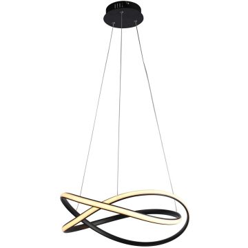 Italux Rumio PND-23917-BK Висяща лампа 1x40W/LED 3000K/4000K/6000K 3400lm IP20