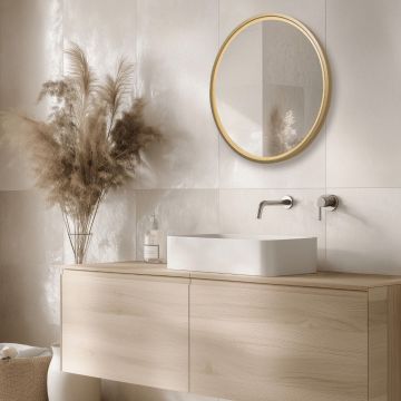 Zambelis MIRROR WITH LED 25389 Огледало 15W/led 3000-4000K 1034-1210lm IP44