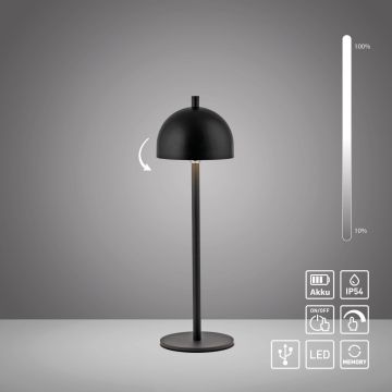 Paul Neuhaus BELLIS 19244-18 Масичка лампа 1x2,5W/LED 3000k 189lm ip54