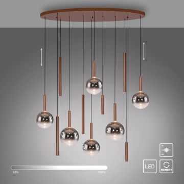 Paul Neuhaus BOWL 2288-23 Висяща лампа 12x7W/LED 2700k 1935lm ip20