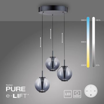 Paul Neuhaus PURE E-Infinity 2222-15 Висяща лампа 3x7W/LED 2200-5000k 520lm ip20