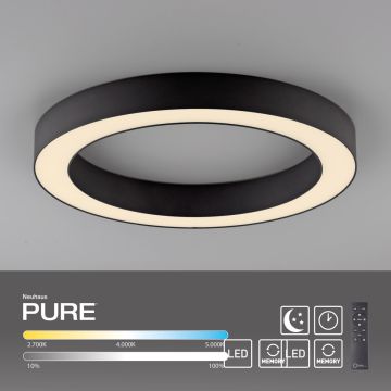Paul Neuhaus PURE LINES ROUND 6310-13 Таванна лампа 1x21W/LED 2200-5000k 1600lm ip20