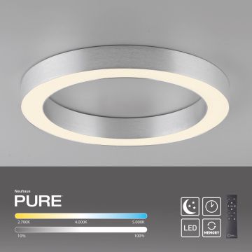Paul Neuhaus PURE LINES ROUND 6310-95 Таванна лампа 1x21W/LED 2200-5000k 1800lm ip20