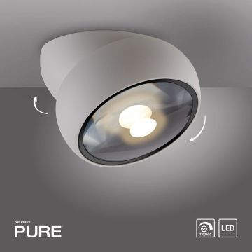 Paul Neuhaus PURE MOVE 6235-16 Таванна лампа 1x12W/LED 2700k 650lm ip20