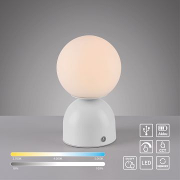 Paul Neuhaus RUDI 19218-16 Масичка лампа 1x1,2W/LED 3000-6000k 90lm ip20