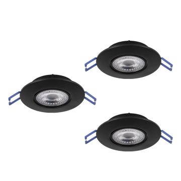 Eglo GEDREZ 300188 Вградено спот светило 3x4.9W/LED 2700K, 4000K, 6500K 1560lm ip20