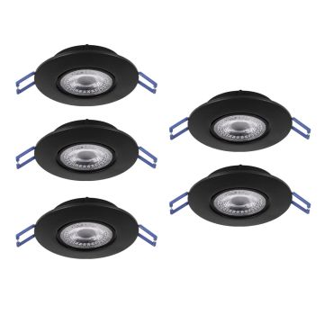 Eglo GEDREZ 300189 Вградено спот светило 5x4.9W/LED 2700K, 4000K, 6500K 2600lm ip20