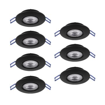 Eglo GEDREZ 300191 Вградено спот светило 7x4.9W/LED 2700K, 4000K, 6500K 3640lm ip20