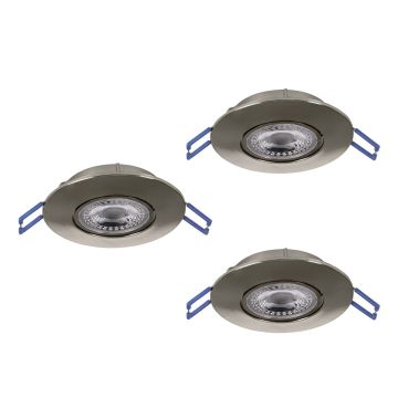 Eglo GEDREZ 300193 Вградено спот светило 3x4.9W/LED 2700K, 4000K, 6500K 1560lm ip20