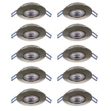Eglo GEDREZ 300196 Вградено спот светило 10x4.9W/LED 2700K, 4000K, 6500K 5200lm ip20
