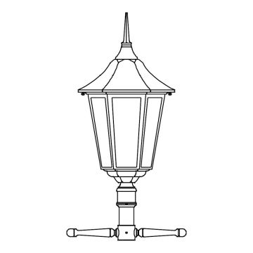 Norlys MODENA 3012BD Светлина за фенер 1x9W/E27 IP54