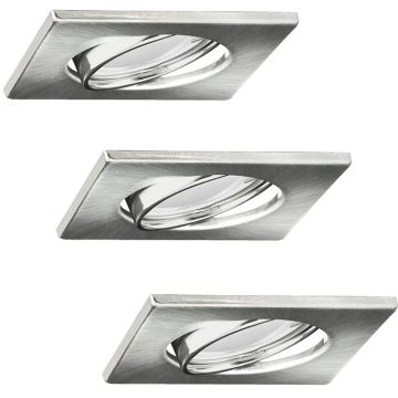 Polux OLIN 305855 Вградено спот светило 1x3,5W/GU10 3000K 250LM IP20