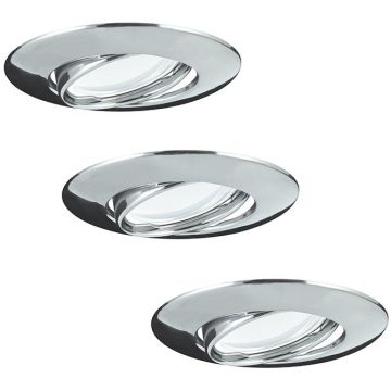 Polux OLIN 306197 Вградено спот светило 1x3,5W/GU10 3000K 250LM IP20