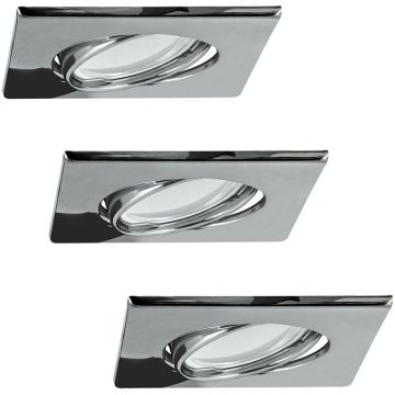 Polux OLIN 309655 Вградено спот светило 1x3,5W/GU10 3000K 250LM IP20